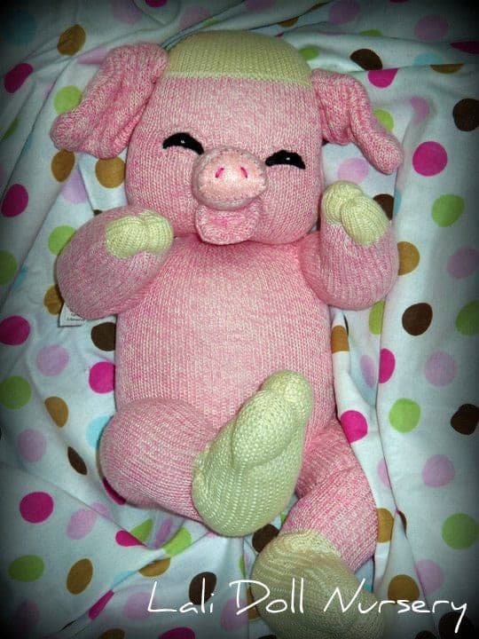 How to sew a sock pig sewing pattern