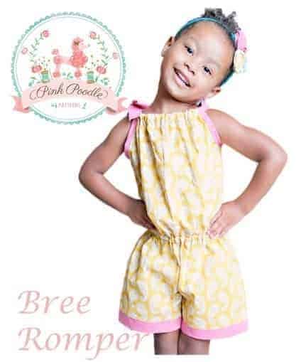 Bree pillowcase romper sewing pattern