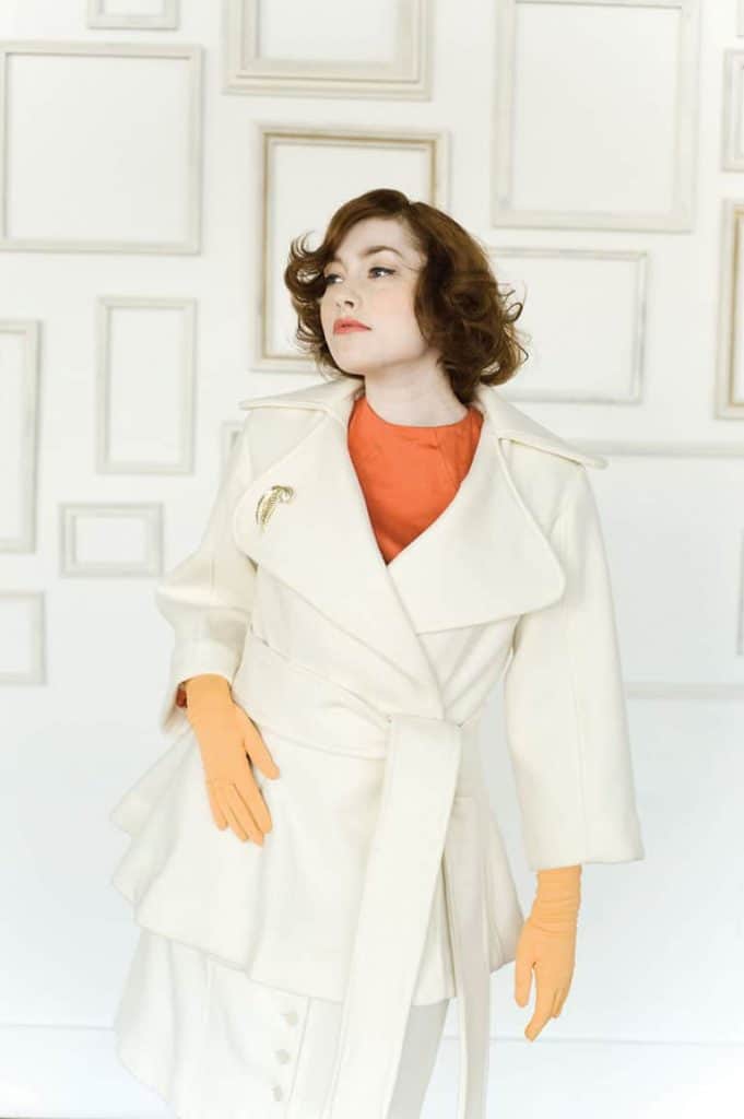 Lady Grey Coat sewing pattern, wrap coat from Colette Patterns