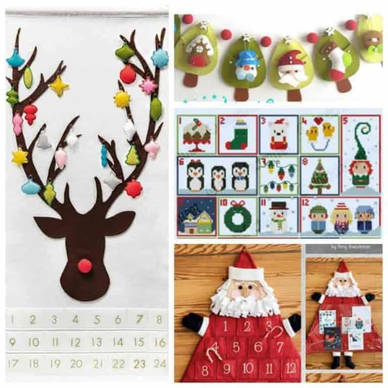 Countdown to Christmas with Cheery Advent Calendar Sewing Patterns