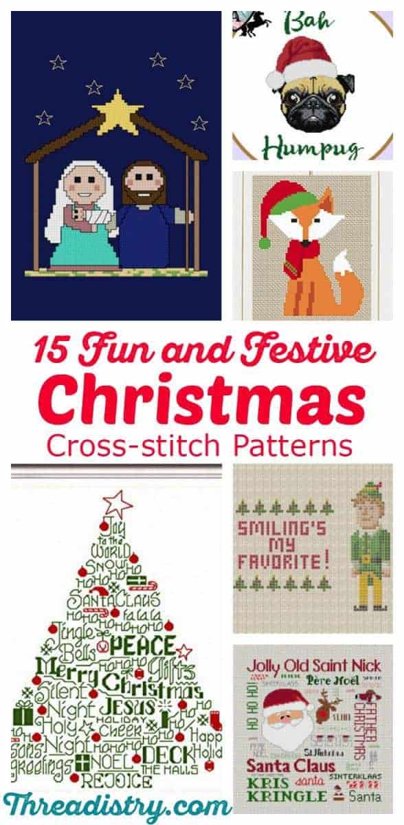 Christmas Ornaments, Modern Christmas Cross Stitch, Christmas Tree, Cross  Stitch Pattern, Funny Cross Stitch, Merry Christmas Cross Stitch 