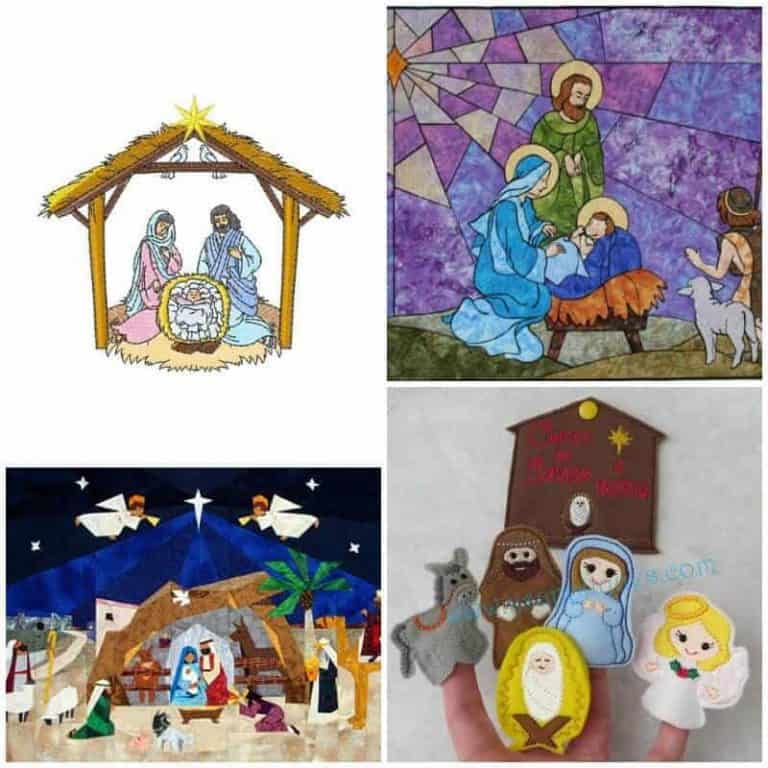 Sew your own Christmas Nativity