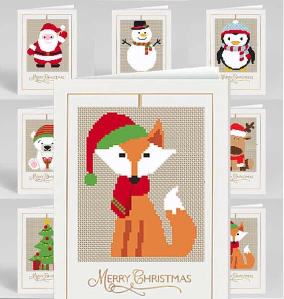 Festive Christmas Cross-stitch Patterns