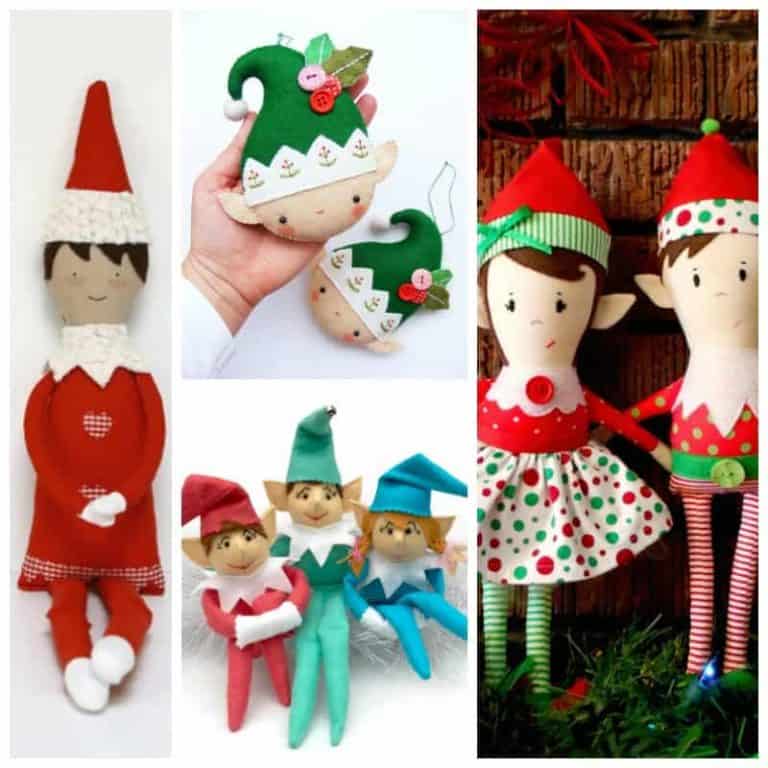 Cutest Christmas Elf sewing patterns