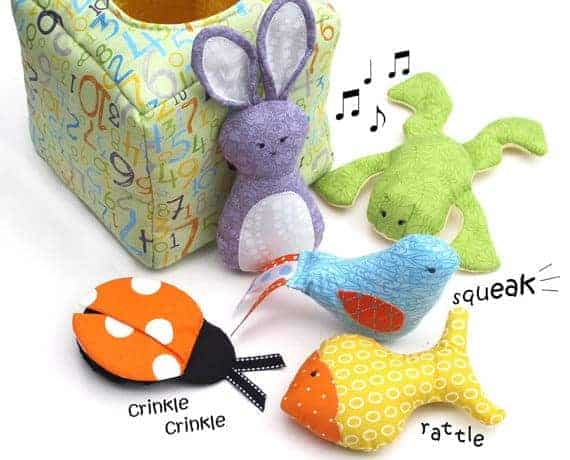 Discovery Box easy baby toy sewing pattern from Patternplay