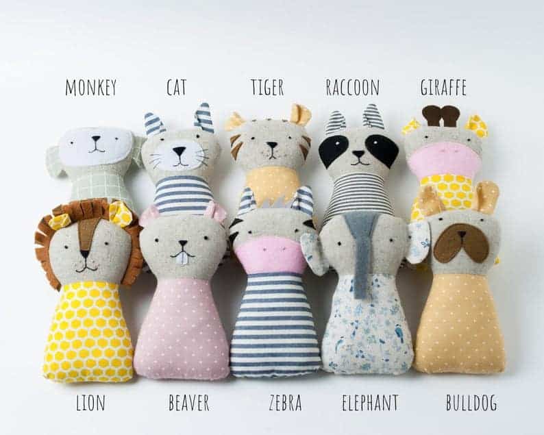 cute and quick easy baby toy sewing patterns