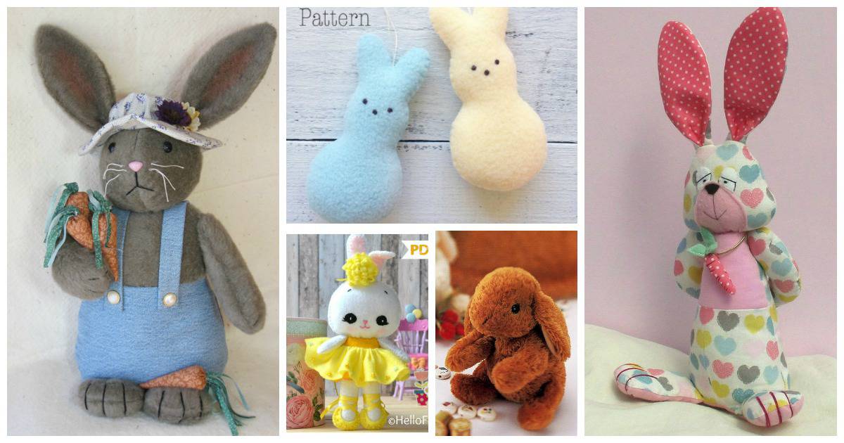 Get Hopping With Easter Bunny Patterns To Sew