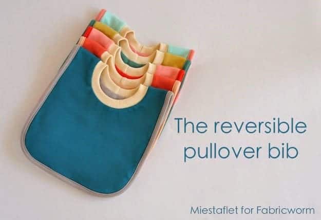 Reversible pullover bib sewing tutorial