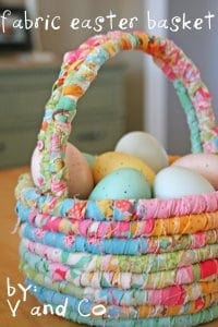 Use piping cord to sew a rope Easter basket with this tutorial on Moda Bakeshop