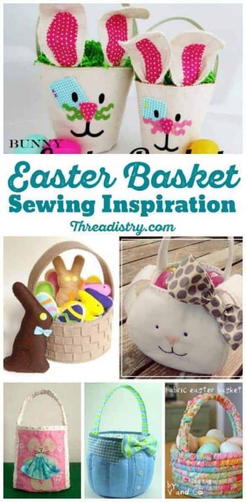 Cute and easy DIY Easter Basket sewing inspiration