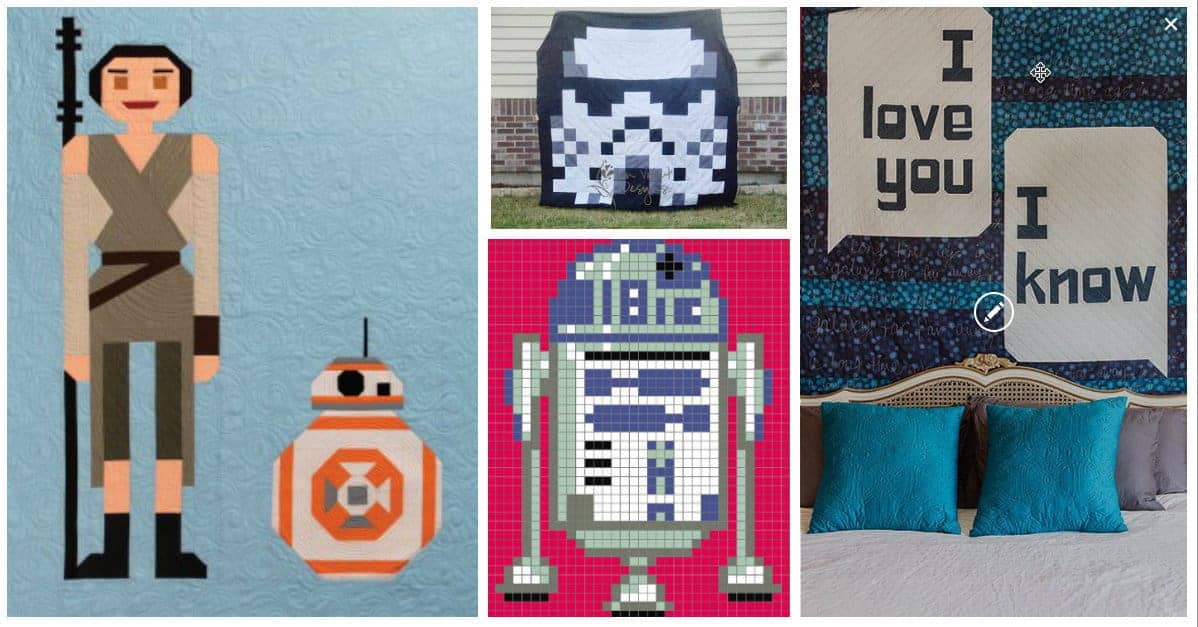 May the Force be with you with Star Wars Quilt Patterns