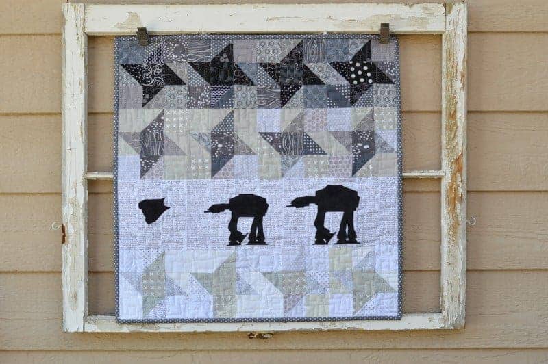 AT-AT Star Wars free Mini Quilt pattern