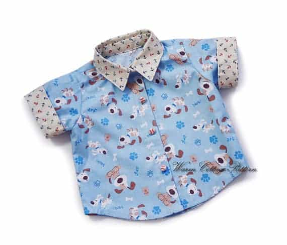 Baby shirt patterns from Warm Cottage