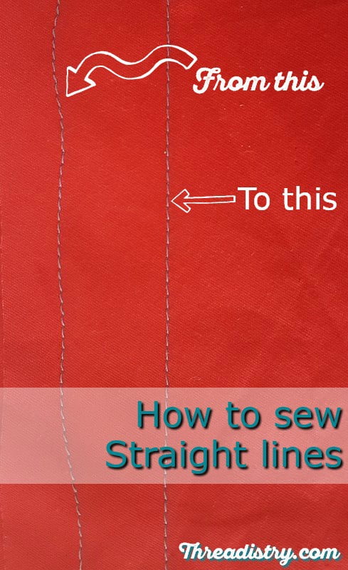 How To Sew In A Straight Line - The Creative Curator