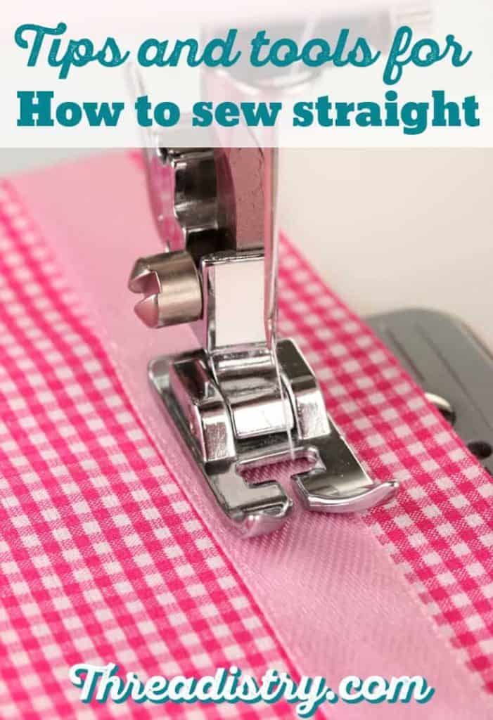 Sewing straight lines on fabric is so much harder than I thought. Here are some great products and tips for how to sew straight line. With this tutorial, now my stitches are perfect when sewing and machine quilting.