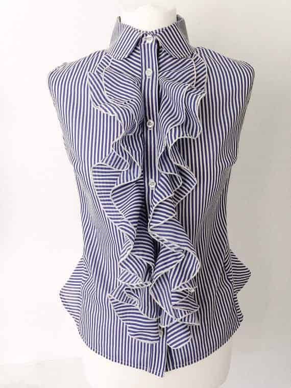 Riviera Ruffle Shirt sewing pattern from Rebecca Page