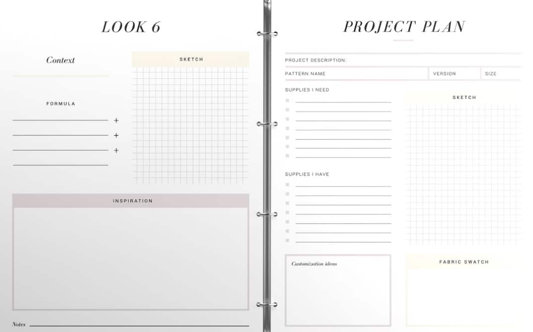Keep Track Of Your Projects With Sewing Planners