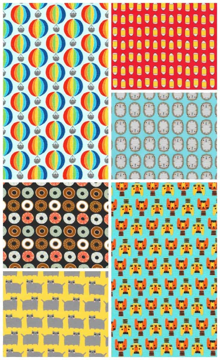 How cute is this fabric collection? I love the mini donuts! I'm going to make an i-spy quilt.
