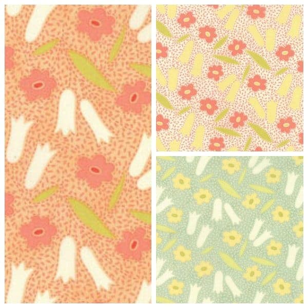 Buttercups fabric from the Ella & Ollie collection from Moda