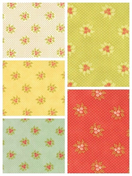 Posies fabric from the Ella & Ollie collection from Moda