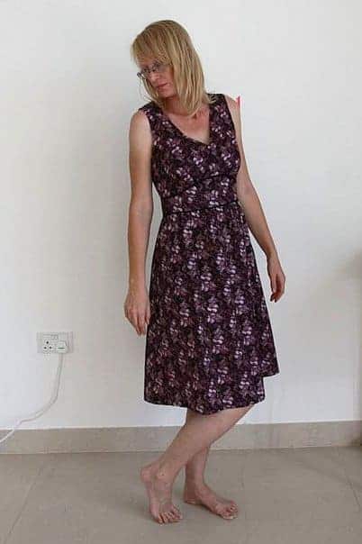 Women's dress sewing pattern review: Madame Josephine dress from P&M Patterns