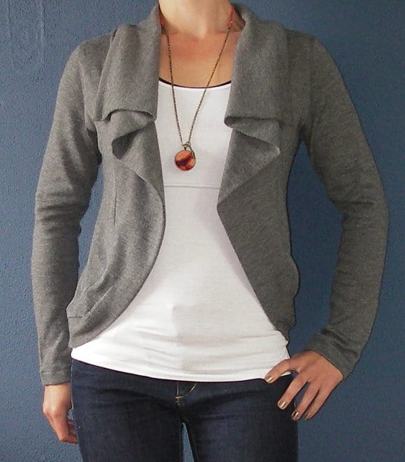  Molly Cardigan sewing pattern by LiolaDesigns