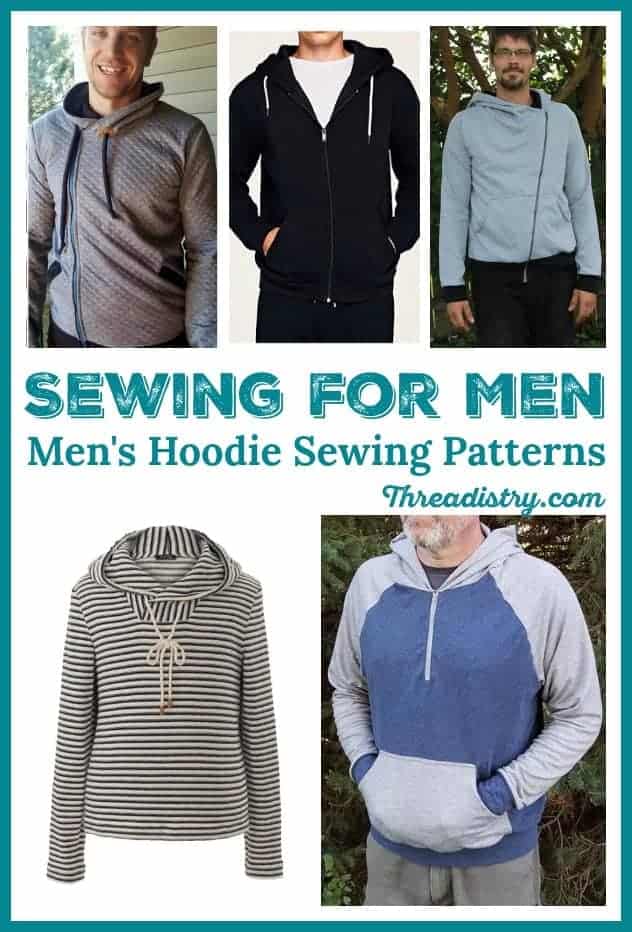 Men's Hoodie sewing patterns Sewing for Men