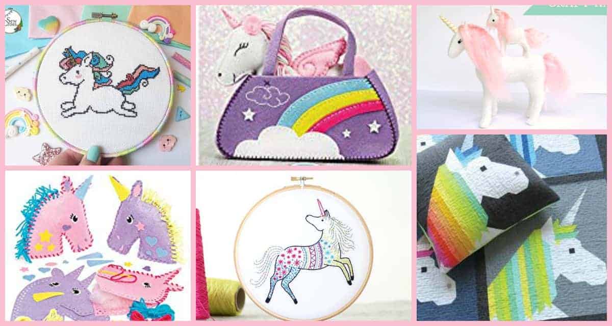 Drawstring Backpack Sewing Kit - Fairies & Unicorns - Beginner Sewing Kit - Sewing  Kit for Kids - Sewing Project