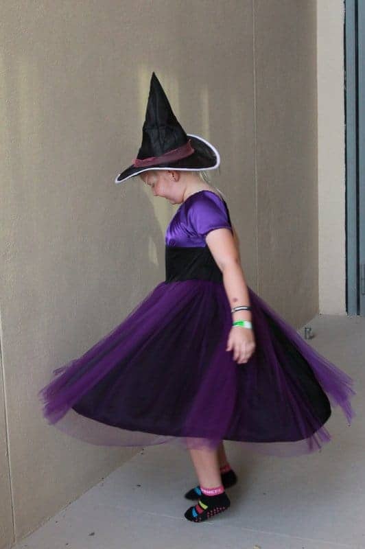 Twirly dress witch's costume