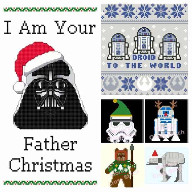 Dark Side or Rebellion? The best Star Wars Christmas Cross-Stitch patterns