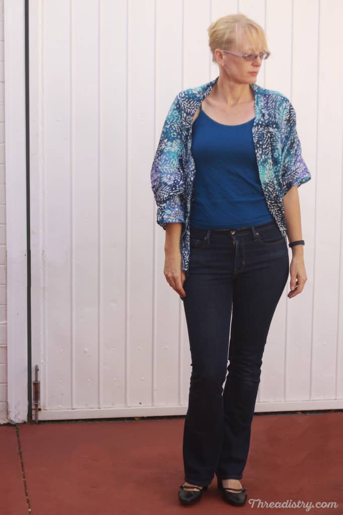 Love the Weekendje Kimono from The Eli Monster for dressing up a casual outfit!