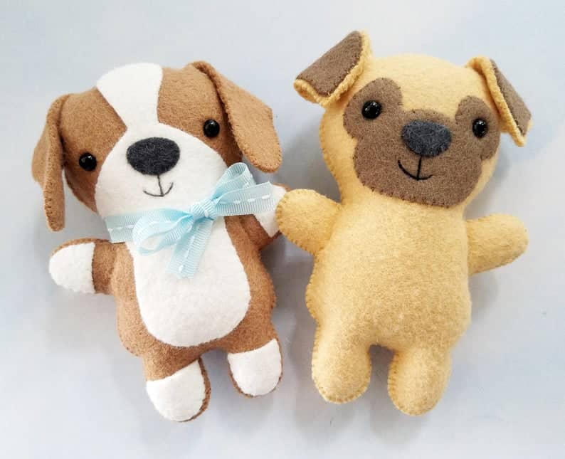 Sew a new best friend with the cutest Stuffed Dog Patterns