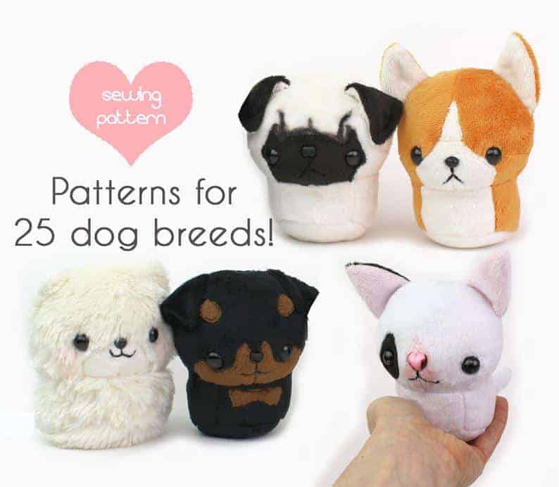 stuffed dog pattern