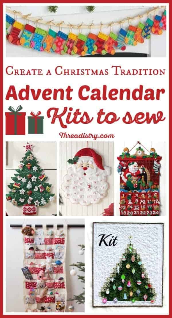 Craft a Christmas heirloom: Advent Calendar Kits to Sew