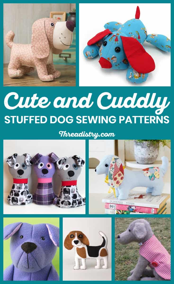 stuffed animal dog pattern