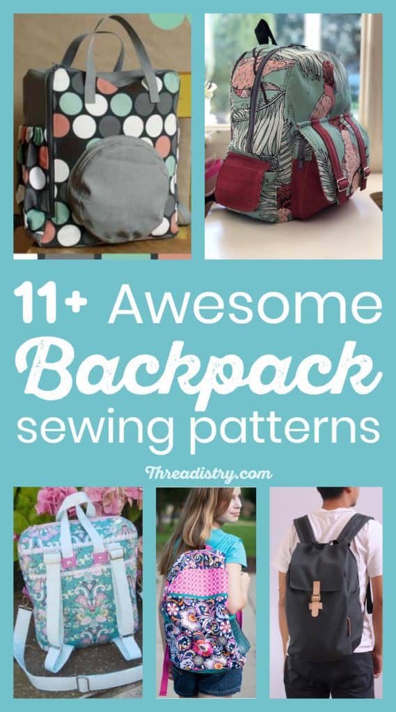 DIY Tiny Multi-way Handles Backpack  Sewing Tutorial and Free PDF Pattern  