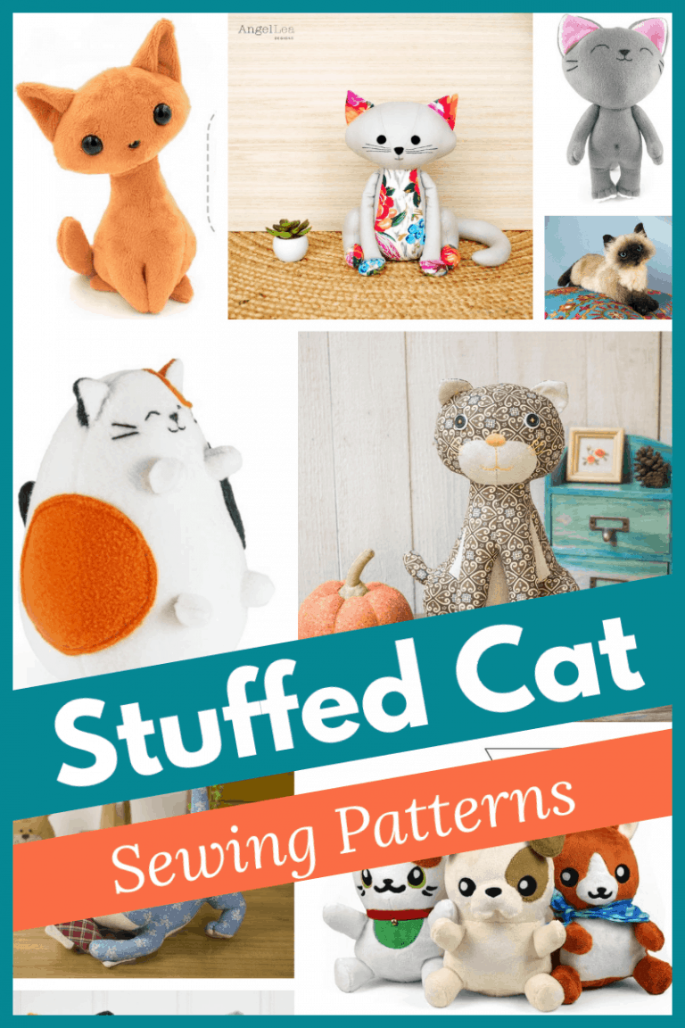 From cute and cuddly to realistic the best Stuffed Cat sewing patterns