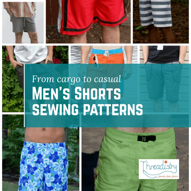 Mens shorts sewing pattern hotsell