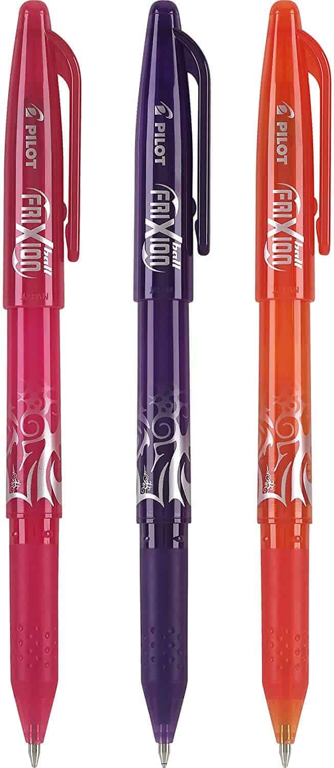 Heat Erasable Fabric Marking Pens with 28 Refills for Tailors Sewing, and  Quilting Dressmaking, 4 Colors Heat Erase Pens for Various Colors of