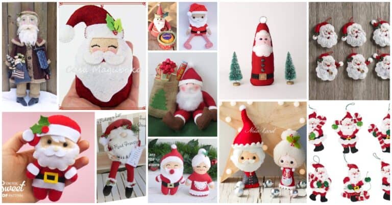 Santa Claus patterns to sew