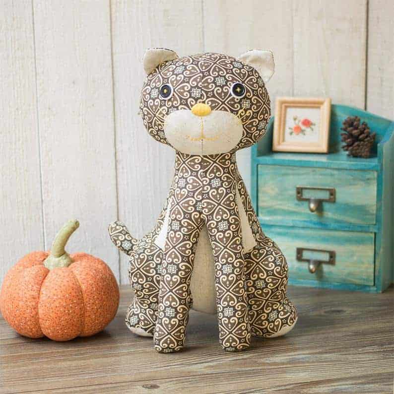 From cute and cuddly to realistic: the best Stuffed Cat sewing patterns