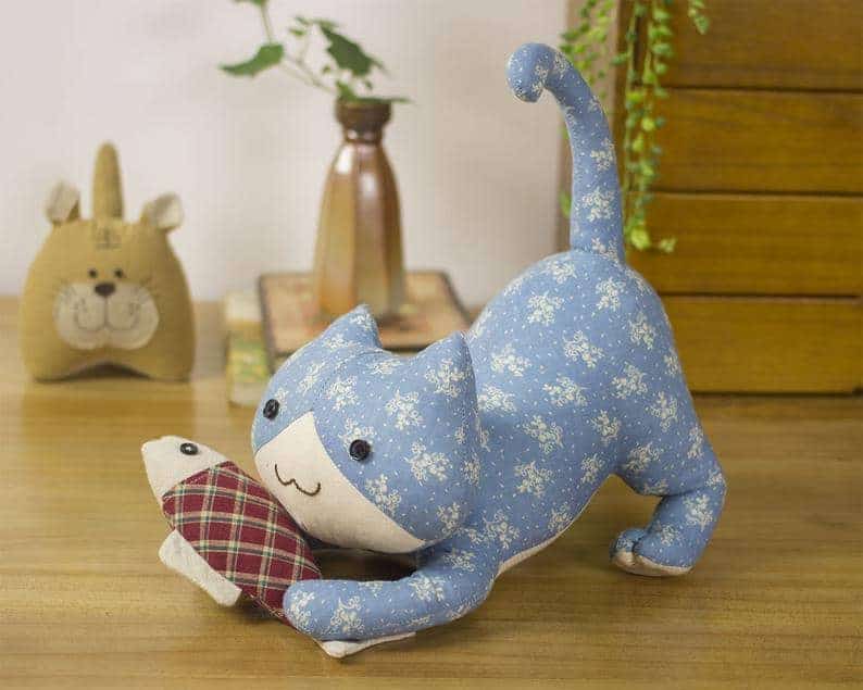 From cute and cuddly to realistic: the best Stuffed Cat sewing patterns