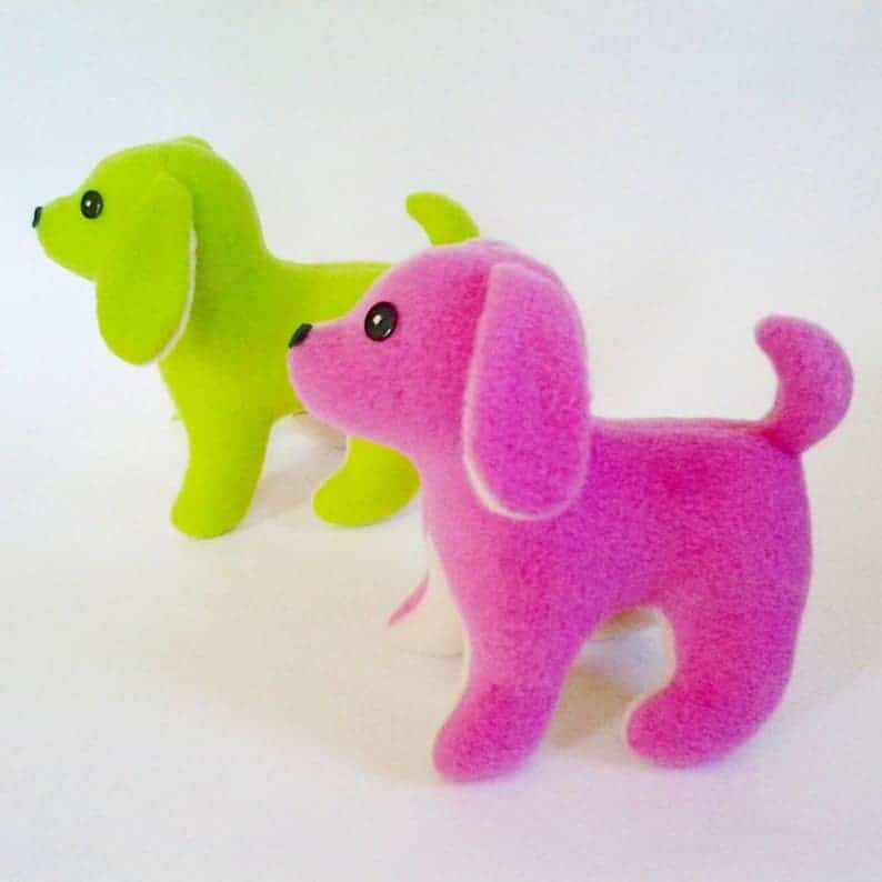 stuffed animal dog pattern