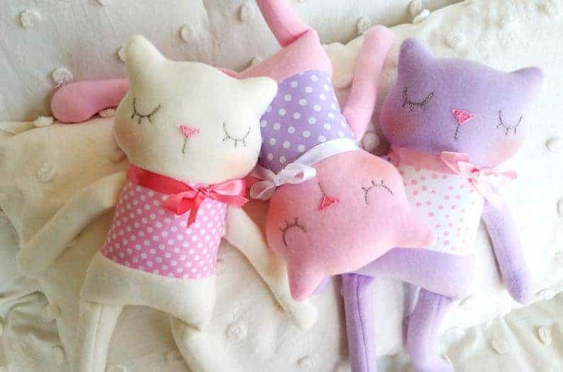 Cat Sewing Pattern, Cat Plush Digital Pattern, Stuffed Animal Sewing  Pattern Sew a Handmade Cat Plushie for a Gift 