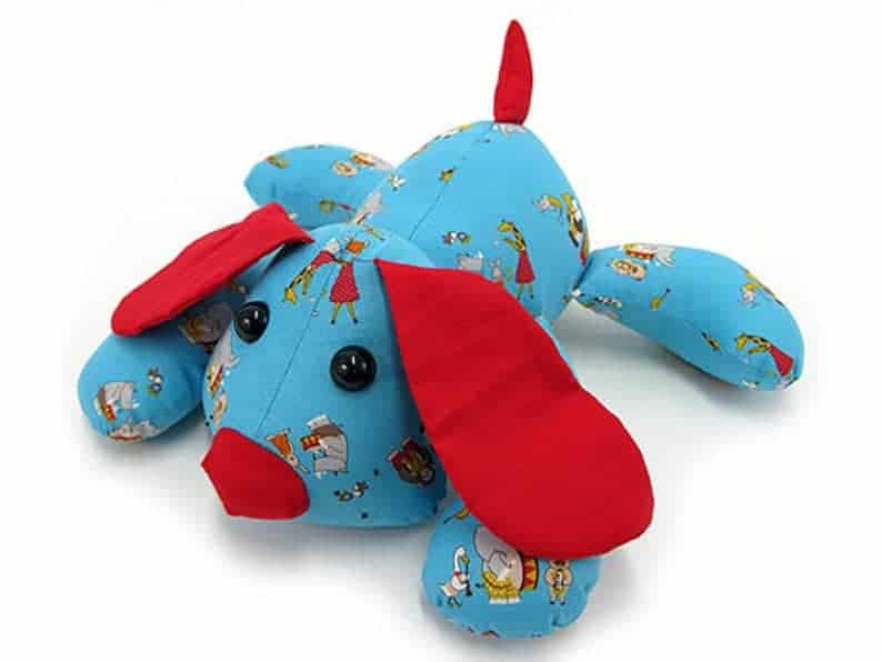 stuffed animal dog pattern