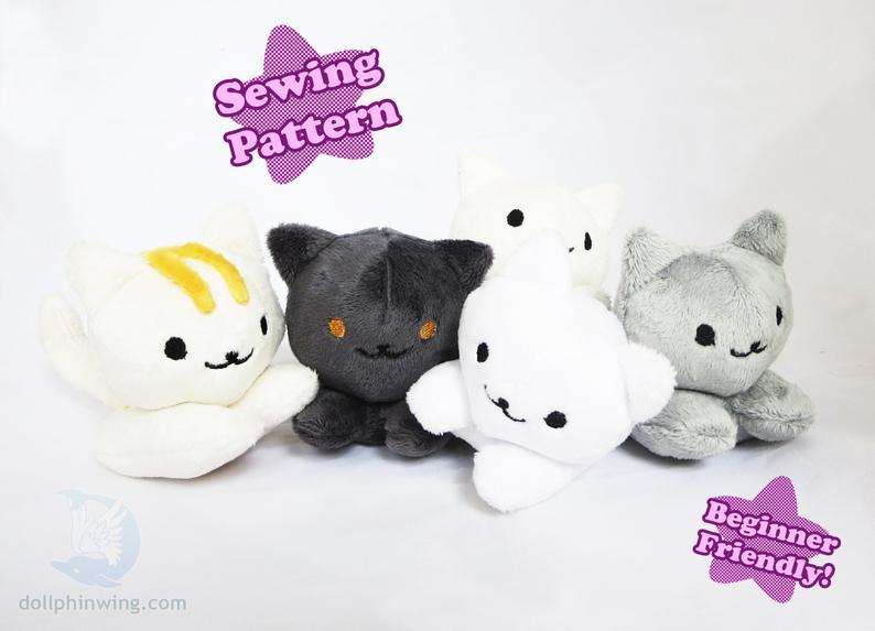 toy cat sewing pattern