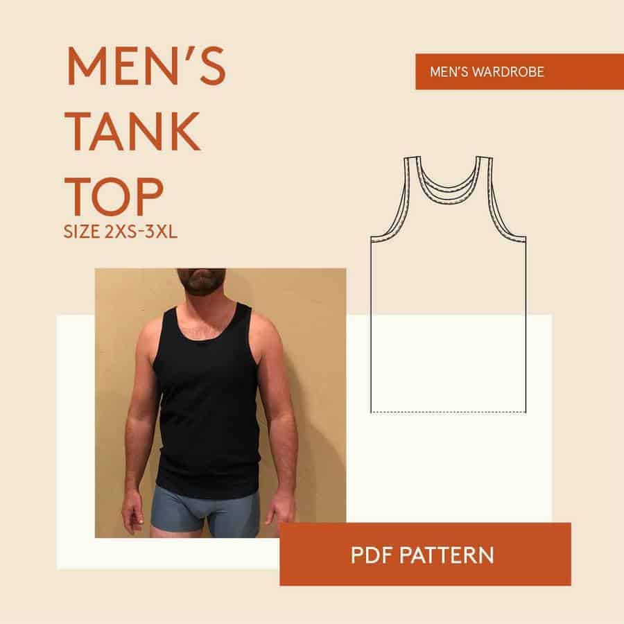 Beginner sewer here. Can anyone please recommend a loose men's tank top  pattern like this? : r/sewing