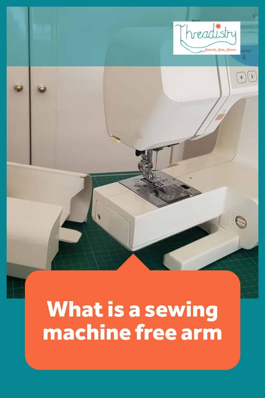 What is a free arm sewing machine (and when to use it!)