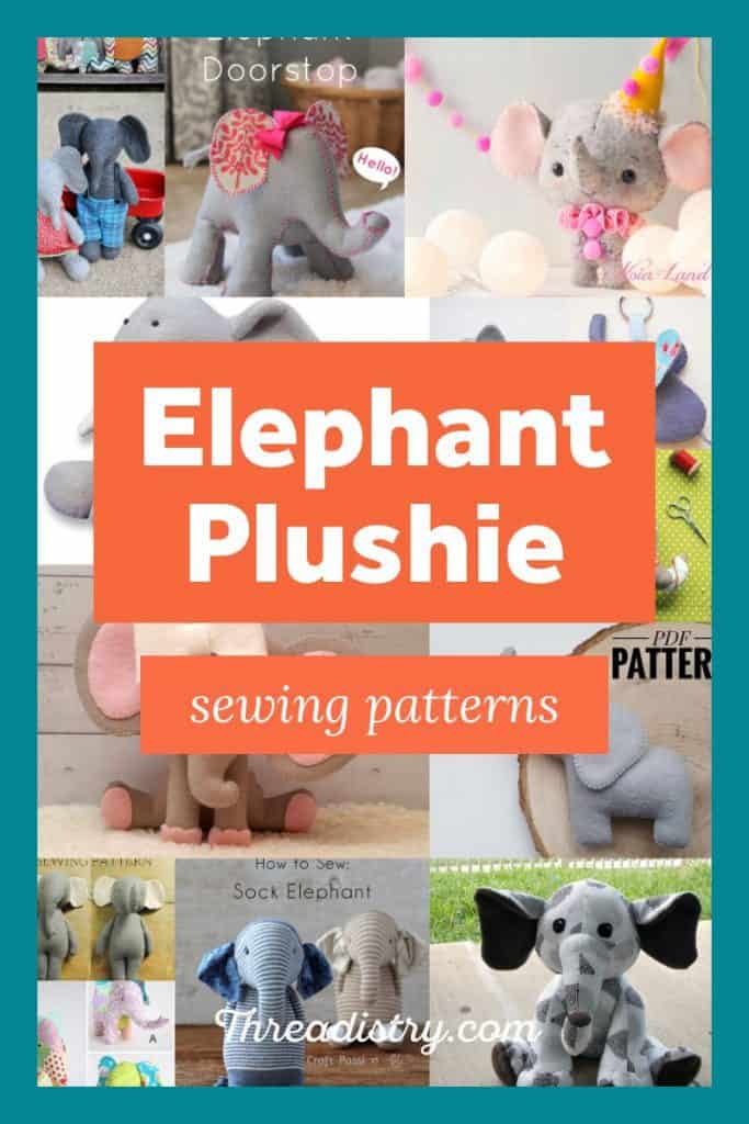 never forget with the best elephant sewing patterns