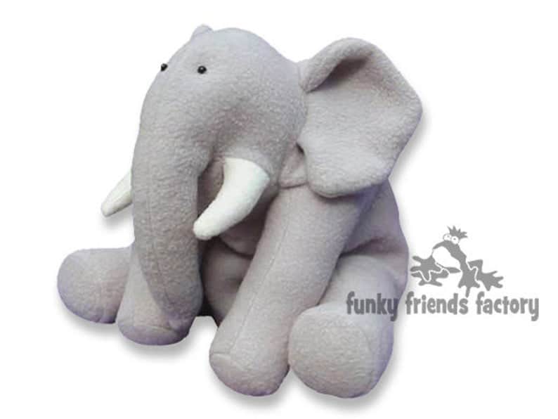 Fleece elephant toy